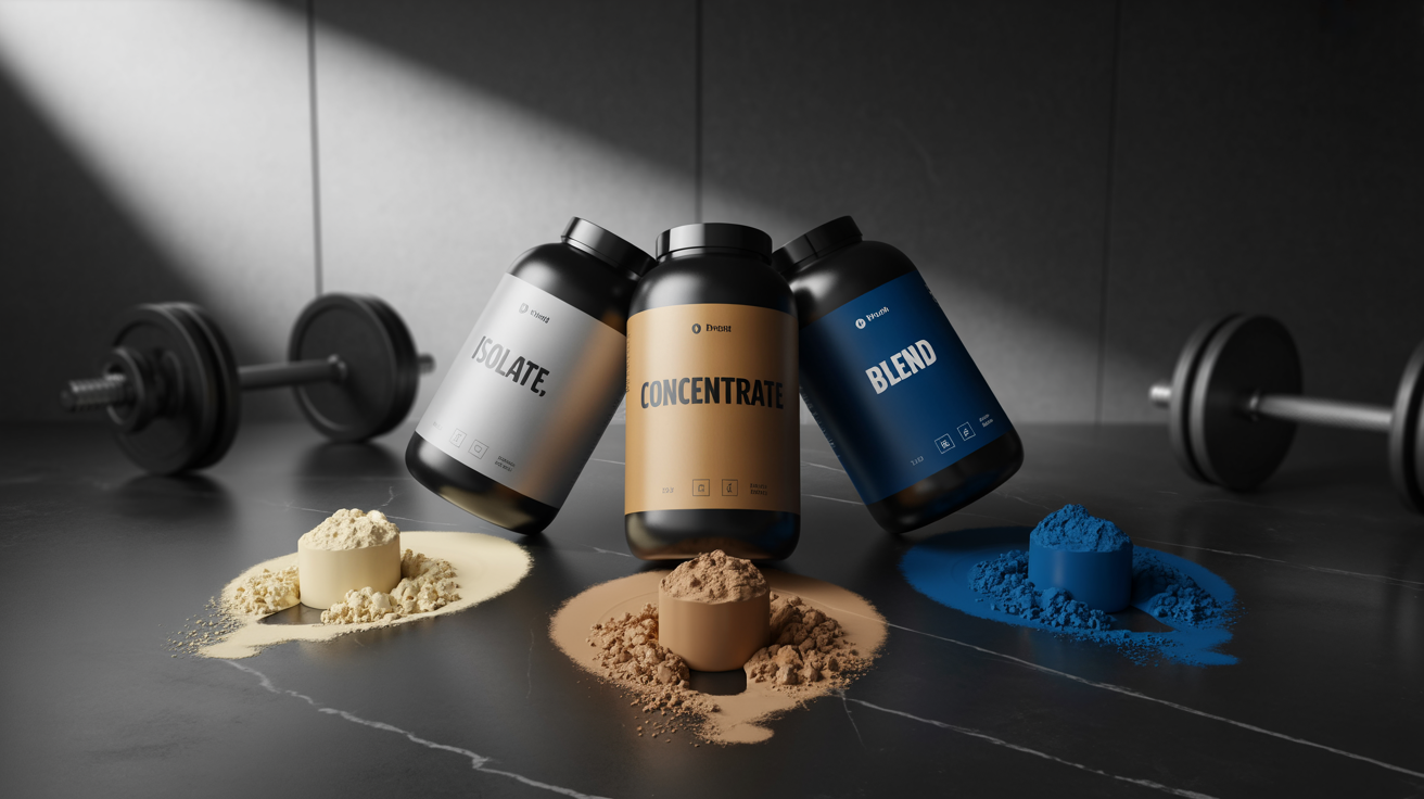 The Ultimate Guide to Whey Protein: Isolate vs Concentrate vs Blend