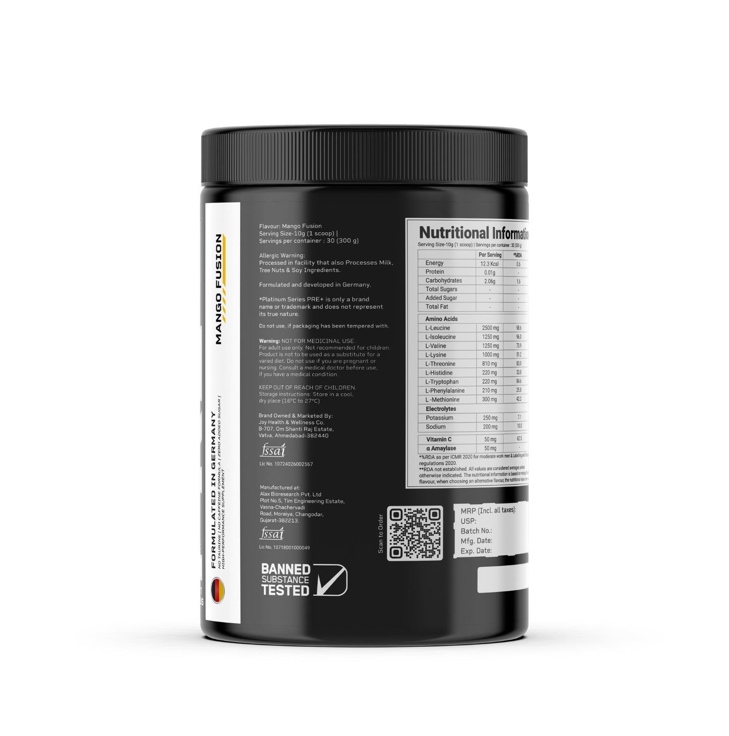 PRE+ | Pre Workout Energy & Focus