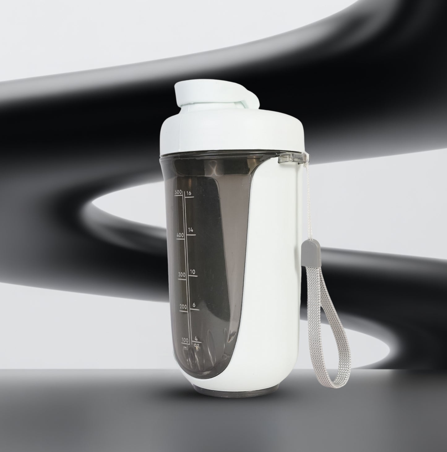 shaker bottle white